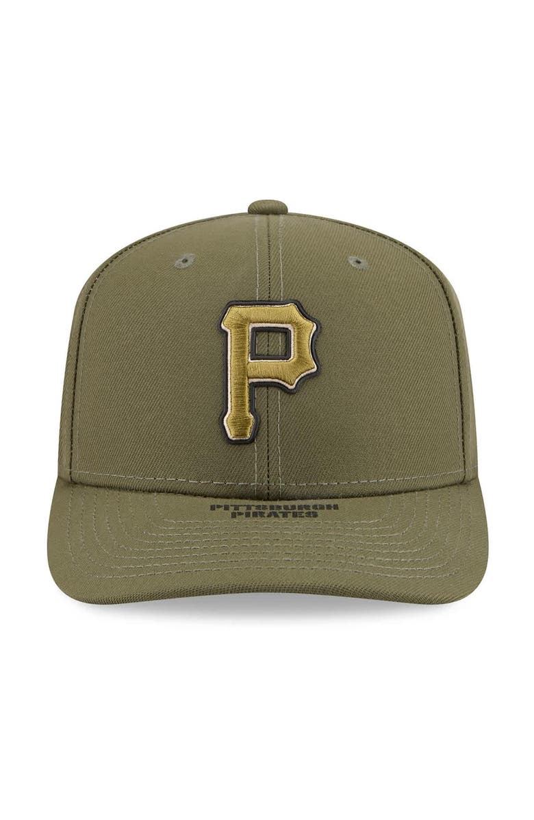 New Era Men's New Era  Olive Pittsburgh Pirates 2026 Armed Forces Day 9SEVENTY Adjustable Hat, Alternate, color, Olive
