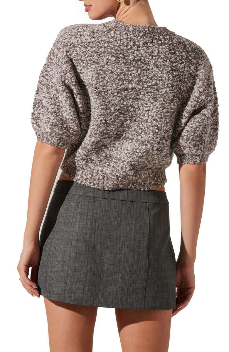 ASTR the Label Colette Crop Sweater, Alternate, color, Ash Pink