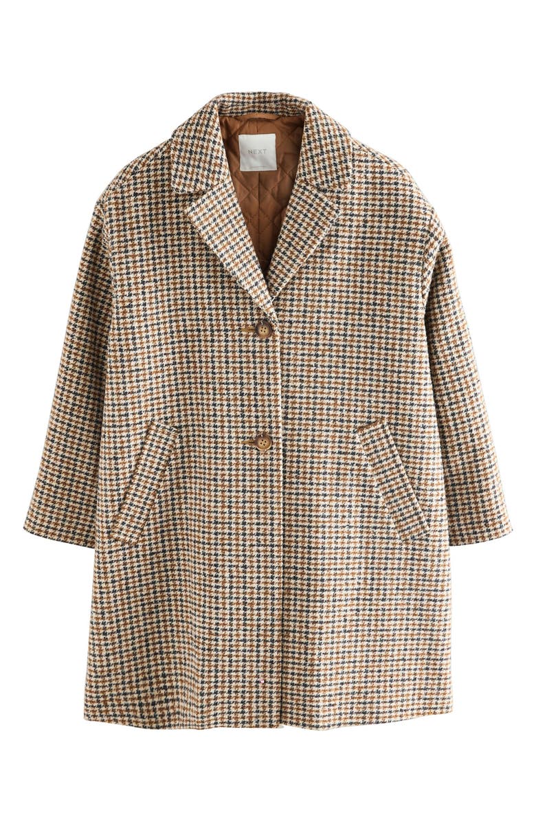 NEXT Kids' Houndstooth Coat, Main, color, Check