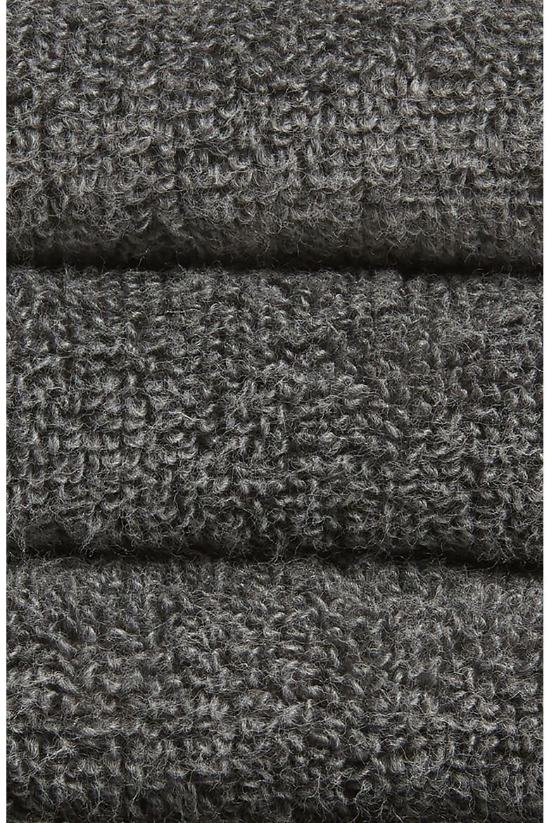 Set of 5 Charcoal Infused Makeup Washcloths, Alternate, color, GREY CHARCOAL