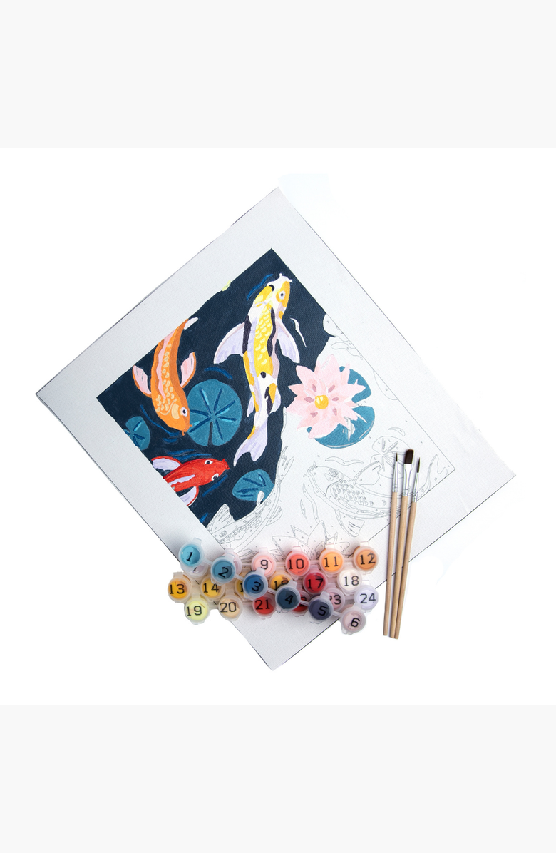 Pink Picasso Kits Koi Fish Paint by Numbers Kit, Alternate, color, 