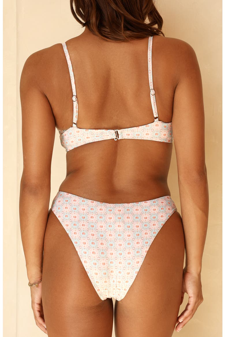 Nocturnal Cheeky Bikini Bottom, Alternate, color, Seashell Siren