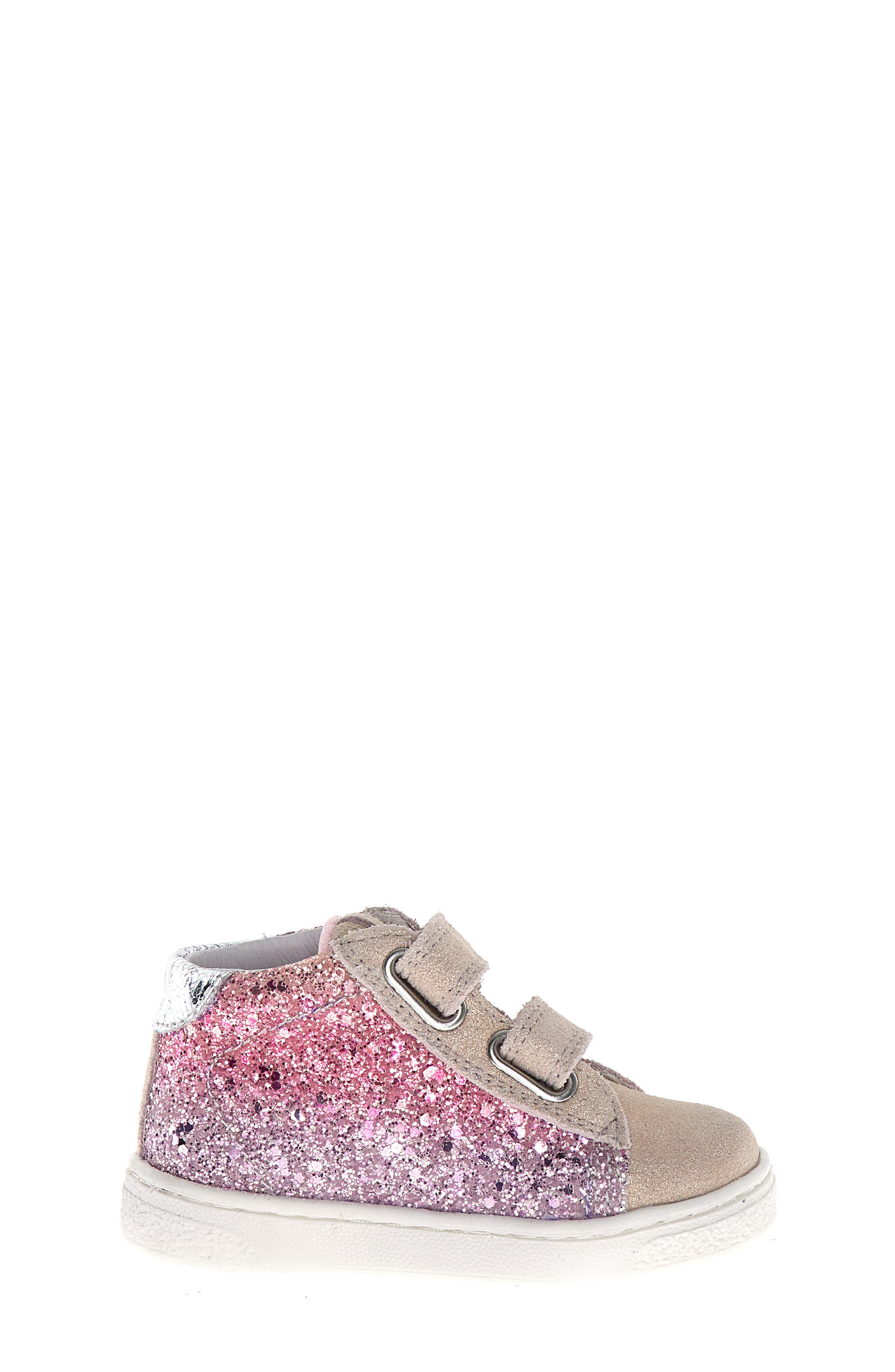 Naturino Kids' Pinn High Top Sneaker, Alternate, color, Pink-Multi