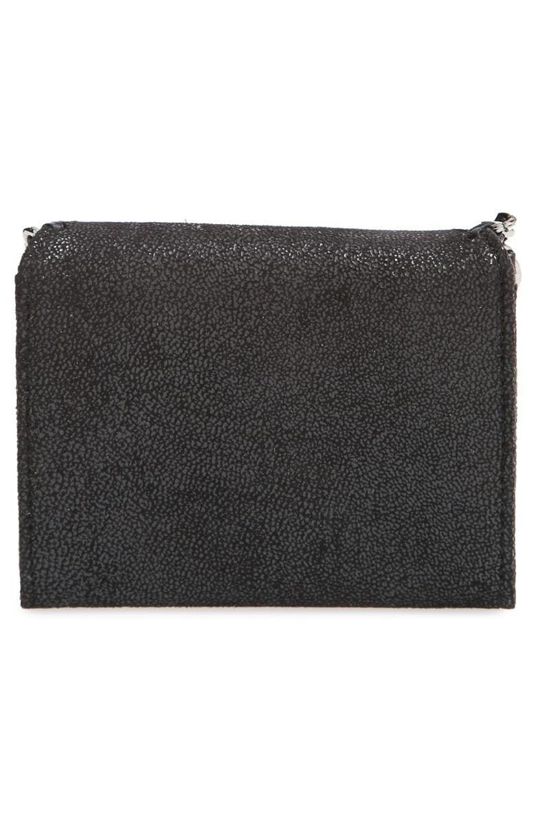 Stella McCartney 'Falabella' Shaggy Deer Wallet, Alternate, color,