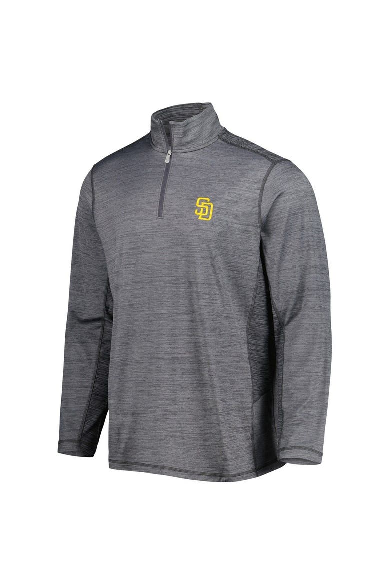 Men's Tommy Bahama Gray San Diego Padres Delray IslandZone Half-Zip Top, Alternate, color, Gray