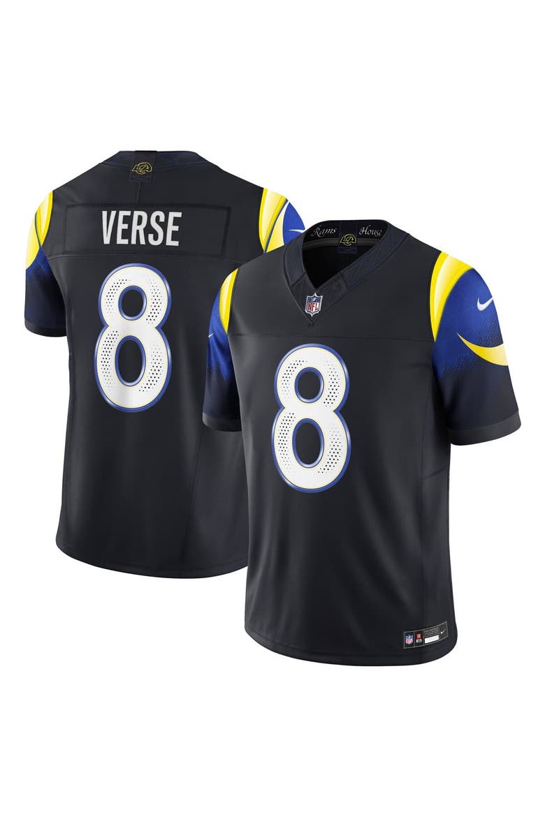Men's Nike Jared Verse Midnight Blue Los Angeles Rams 2025 Rivalries Collection Limited Jersey, Main, color, Dark Blue