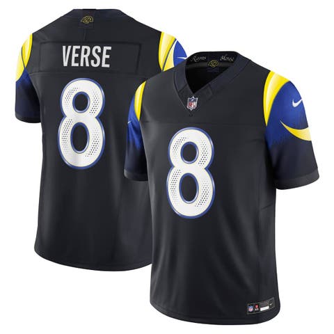 Men's Nike Jared Verse Midnight Blue Los Angeles Rams 2025 Rivalries Collection Limited Jersey