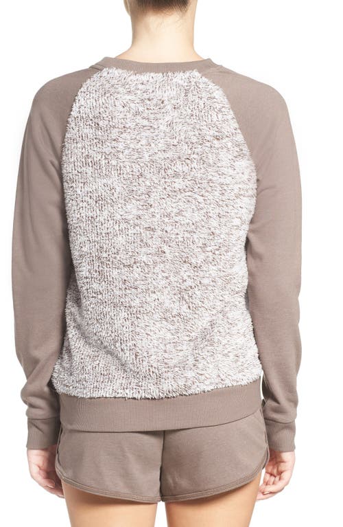 Cozy Zoe 'cuddle Buddies' Terry Pajamas In Brown