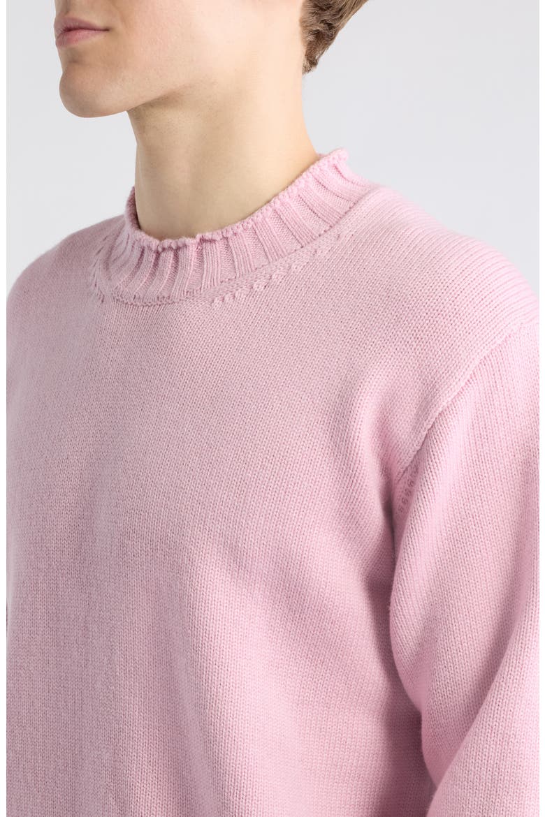 Gender Inclusive Chunky Roll Neck Sweater, Alternate, color, PALE PINK