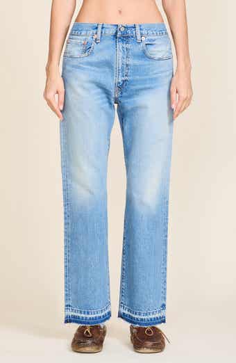 DENIMIST Lucy Released Fray Hem Boyfriend Jeans