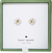 Kate Spade New York floral spade stud earrings