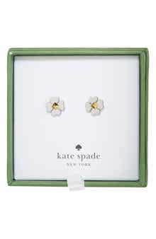 Kate Spade New York floral spade stud earrings