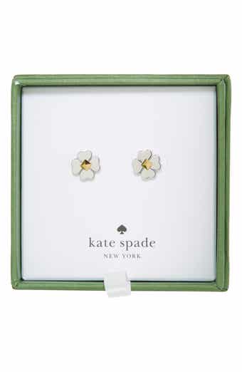 Kate Spade New York floral spade stud earrings