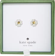 Kate Spade New York floral spade stud earrings