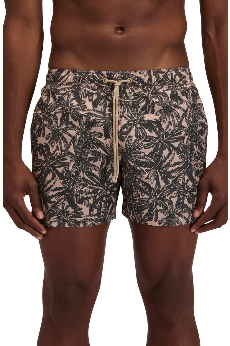 Print Swim Trunks, Main, color, SAFARI