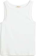 Madewell High Neck Cotton Tank
