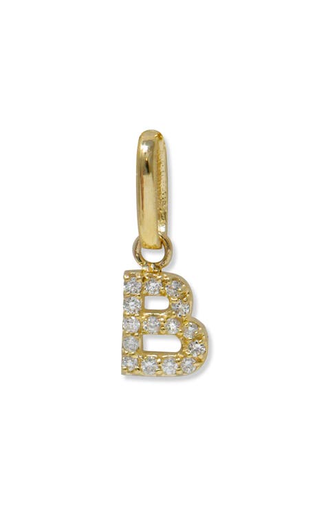 Love Letter Pavé Diamond Charm