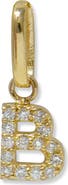 Anzie Love Letter Pavé Diamond Charm