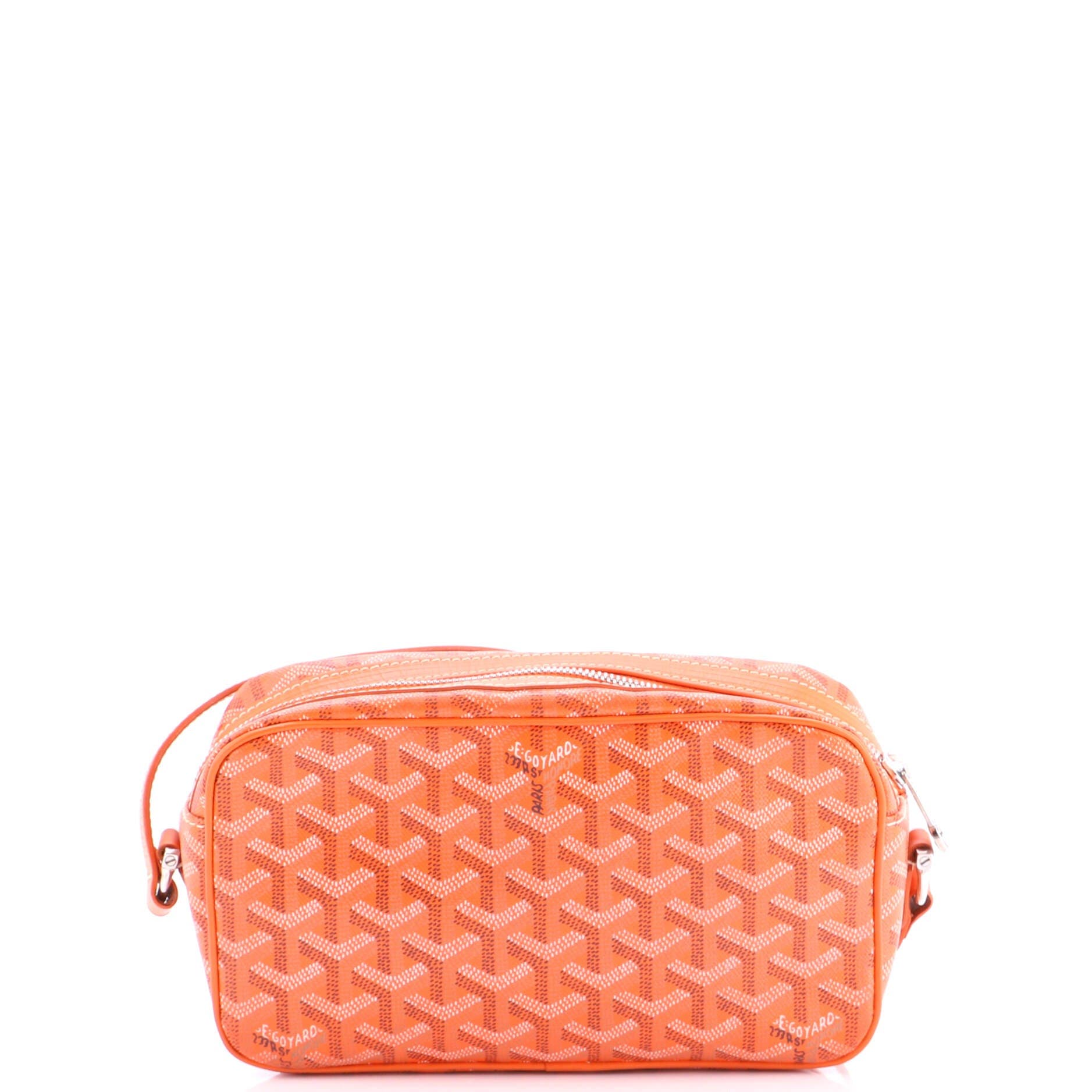 Pre-Owned Goyard Cap Vert Bag Coated Canvas, Alternate, color, Orange