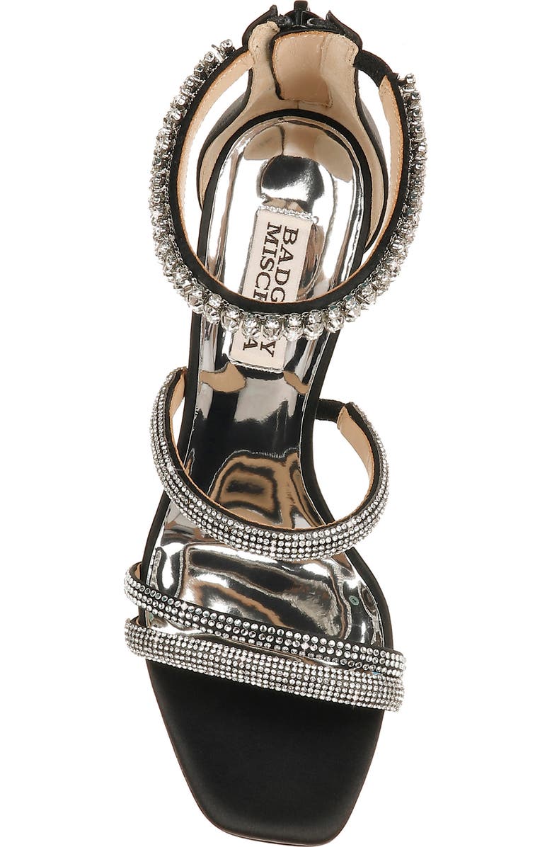 Badgley Mischka Collection Zulema Embellished Strappy Sandal, Alternate, color,