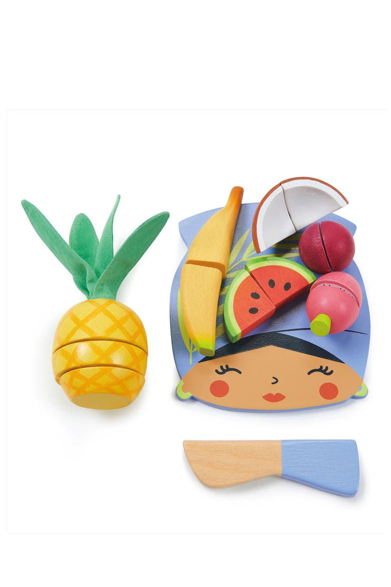 Tropical Fruit Cutting Board Playset, Main, color, MULTI