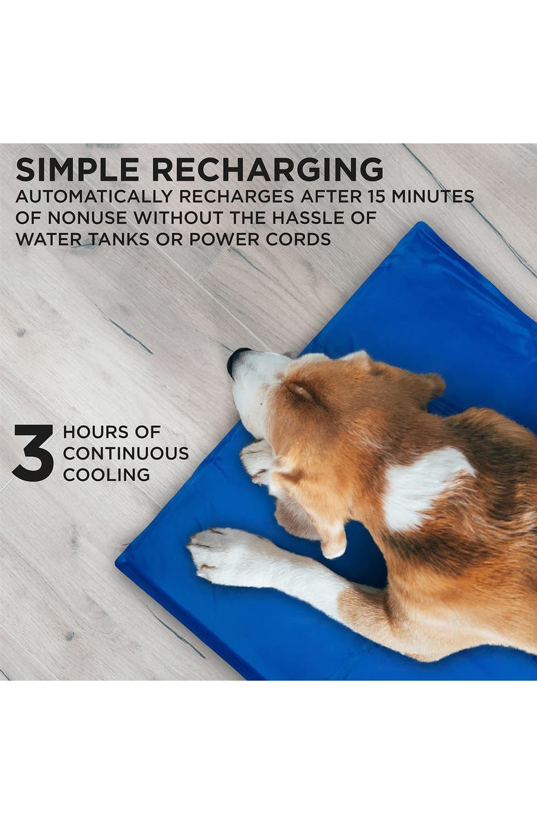 Arf Pets Dog Cooling Mat with Durable Non-Toxic Gel Design, Alternate, color, Blue