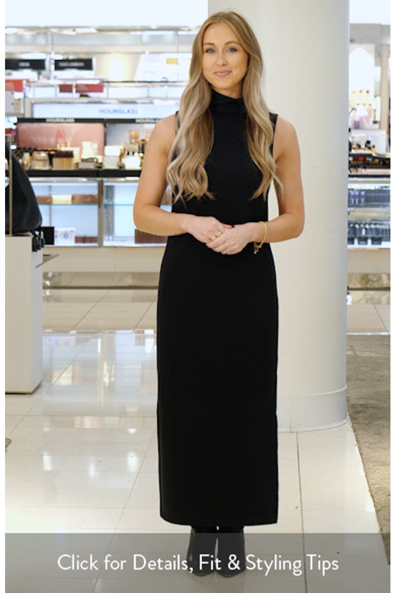 Vince Turtleneck Sleeveless Knit Dress (Women)