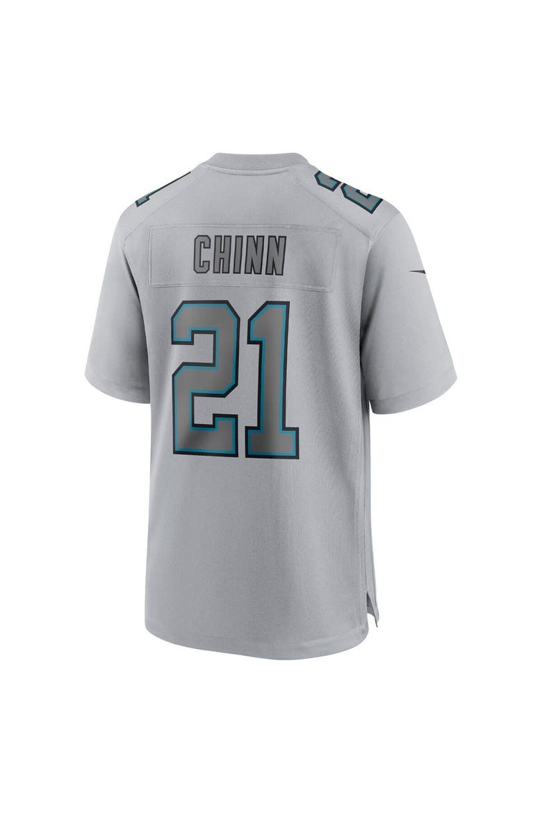 Men's Nike Jeremy Chinn Gray Carolina Panthers Atmosphere Fashion Game Jersey, Alternate, color, Gray