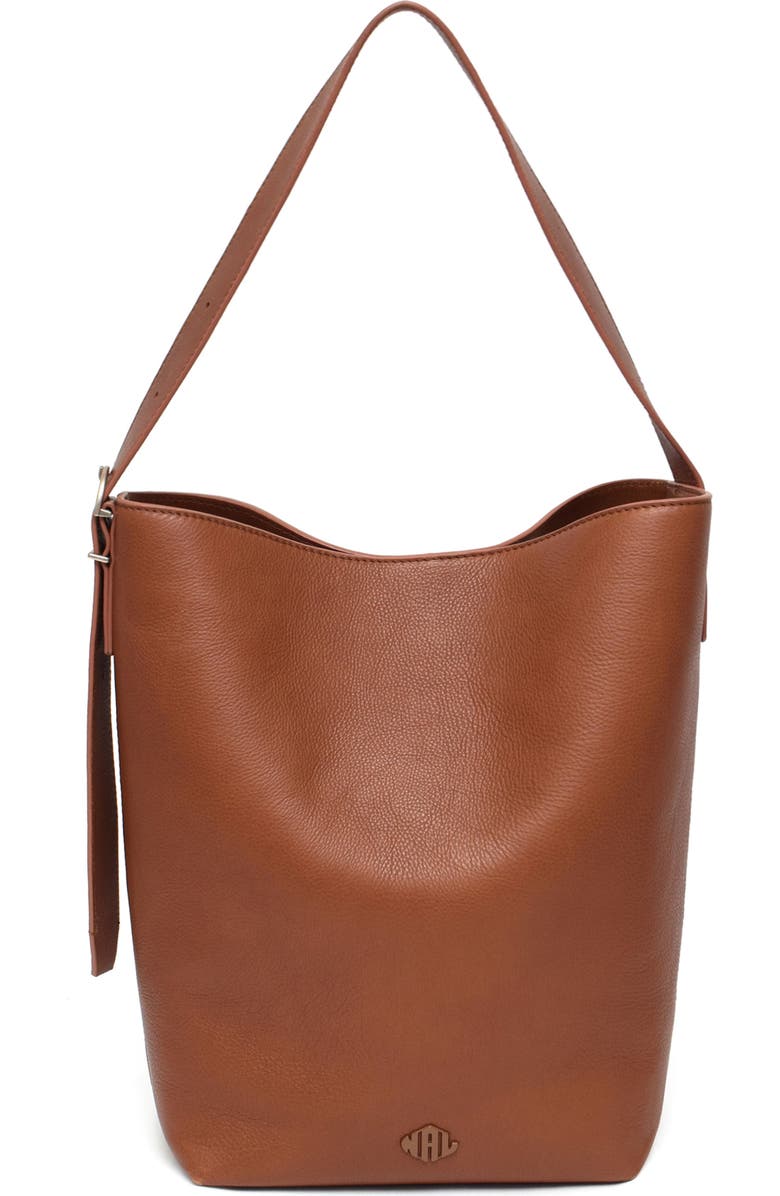 New Amsterdam Leatherworks Jayden Large Bucket Bag, Main, color,