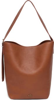 New Amsterdam Leatherworks Jayden Large Bucket Bag