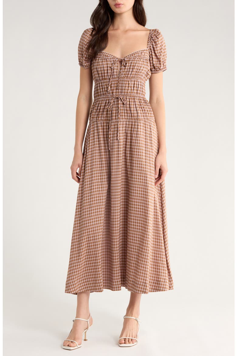Rhett Cotton Blend Gingham, Main, color, AUDRIE CHECK