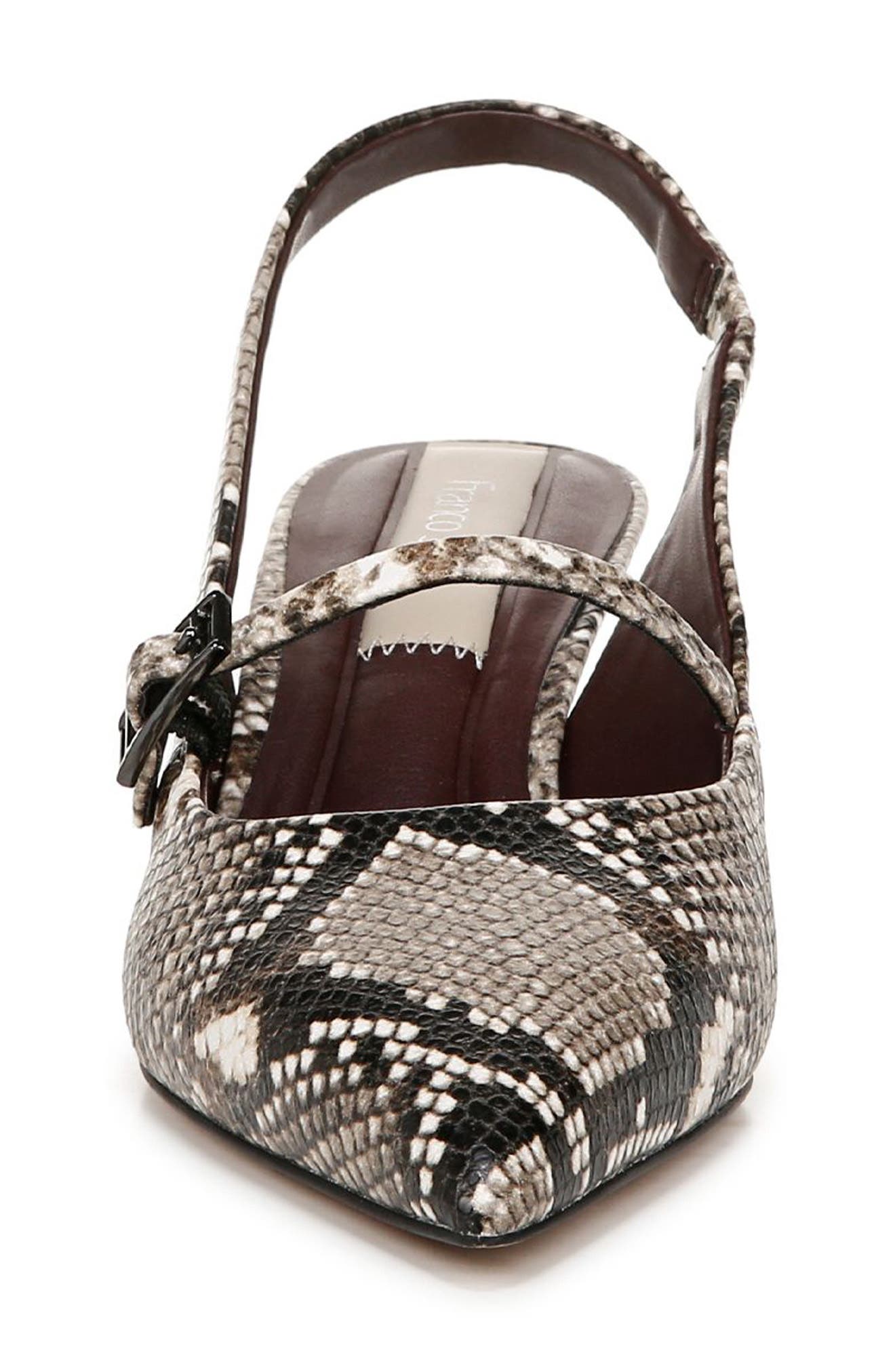 Franco Sarto Khloe Snakeskin Print Pointed Toe Pump, Alternate, color, 