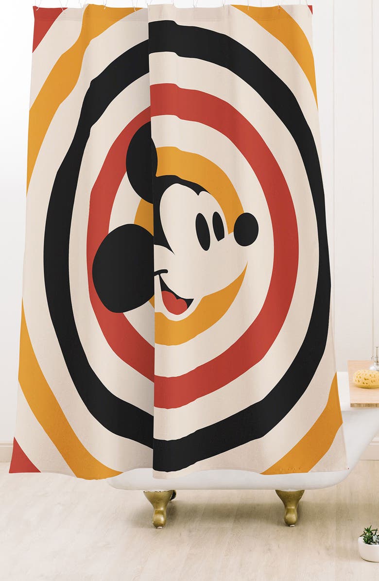 Society6 Disney x Society6 Mickey Shower Curtain, Alternate, color,