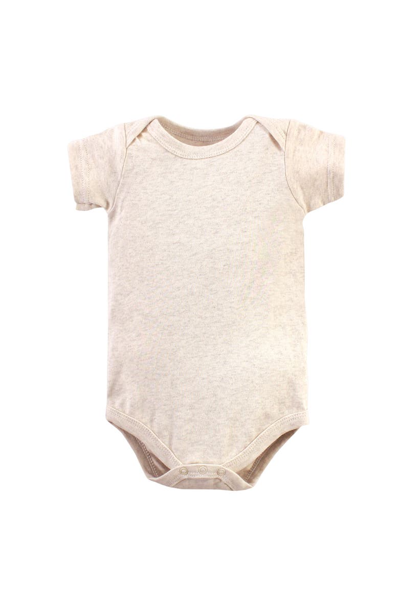 Hudson Baby Cotton Bodysuits 7-Pack, Alternate, color, Vintage Safari