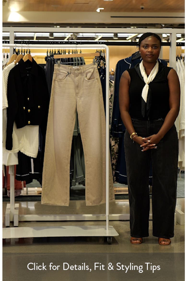 Arellia High Waist Barrel Leg Jeans video