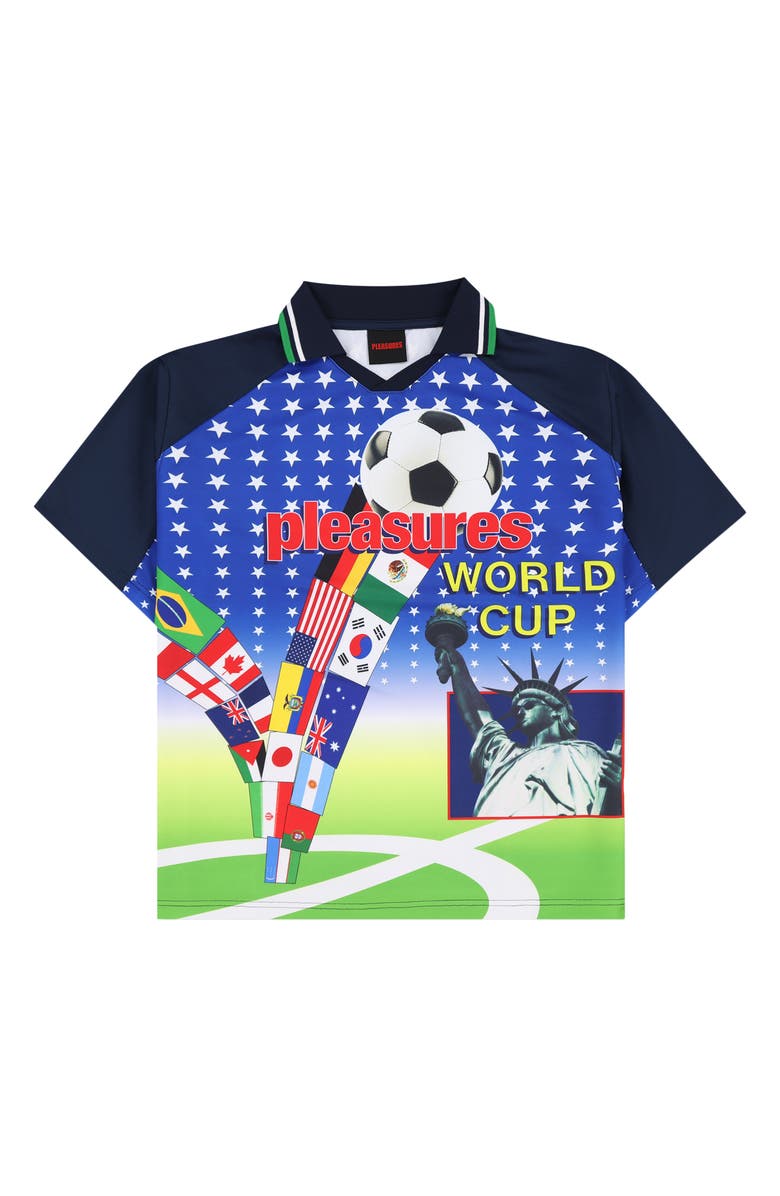 PLEASURES Flags Jersey, Main, color, Multi