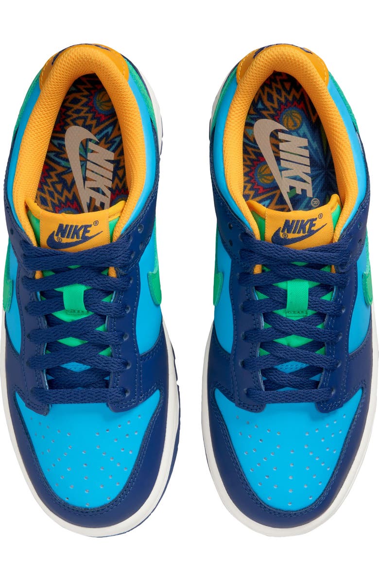 Nike Dunk Low Sneaker, Alternate, color, Blue/ Electric Algae/ Royal
