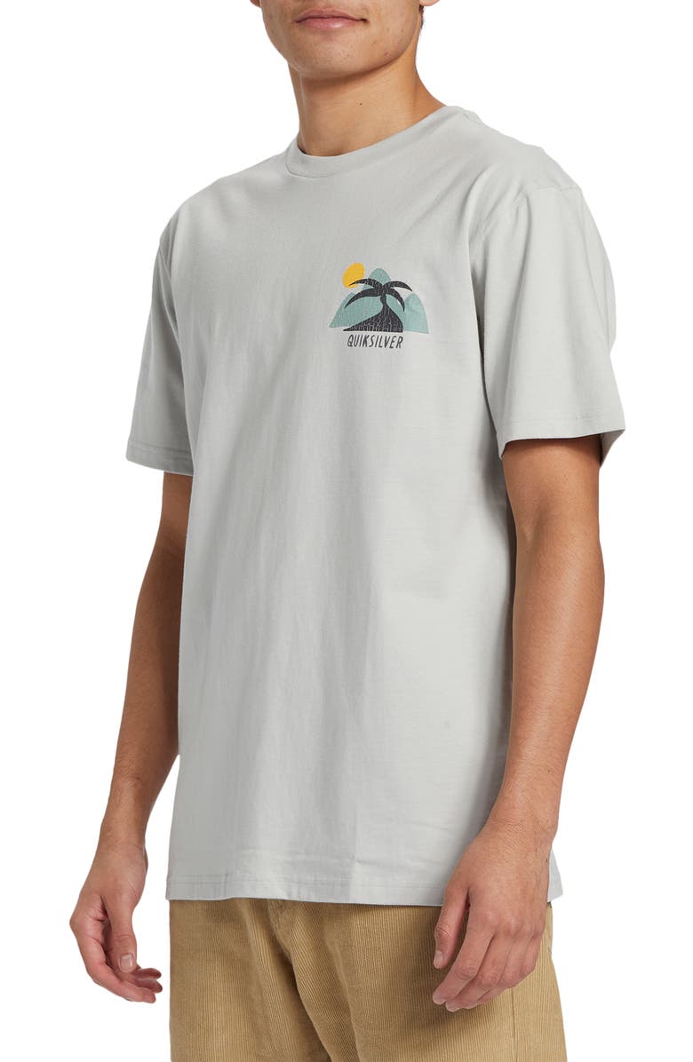 Quiksilver Elemental Mor Organic Cotton Graphic T-Shirt, Alternate, color, 