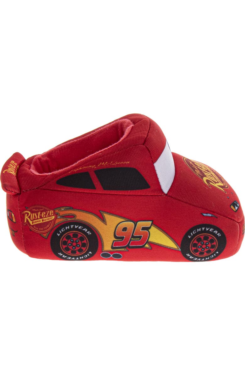 Disney Pixar Cars Lightning McQueen Boys Slippers, Alternate, color, Blue/Red