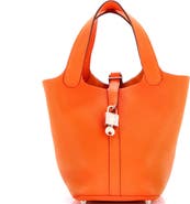 Pre-Owned Hermes Picotin Lock Bag Clemence PM