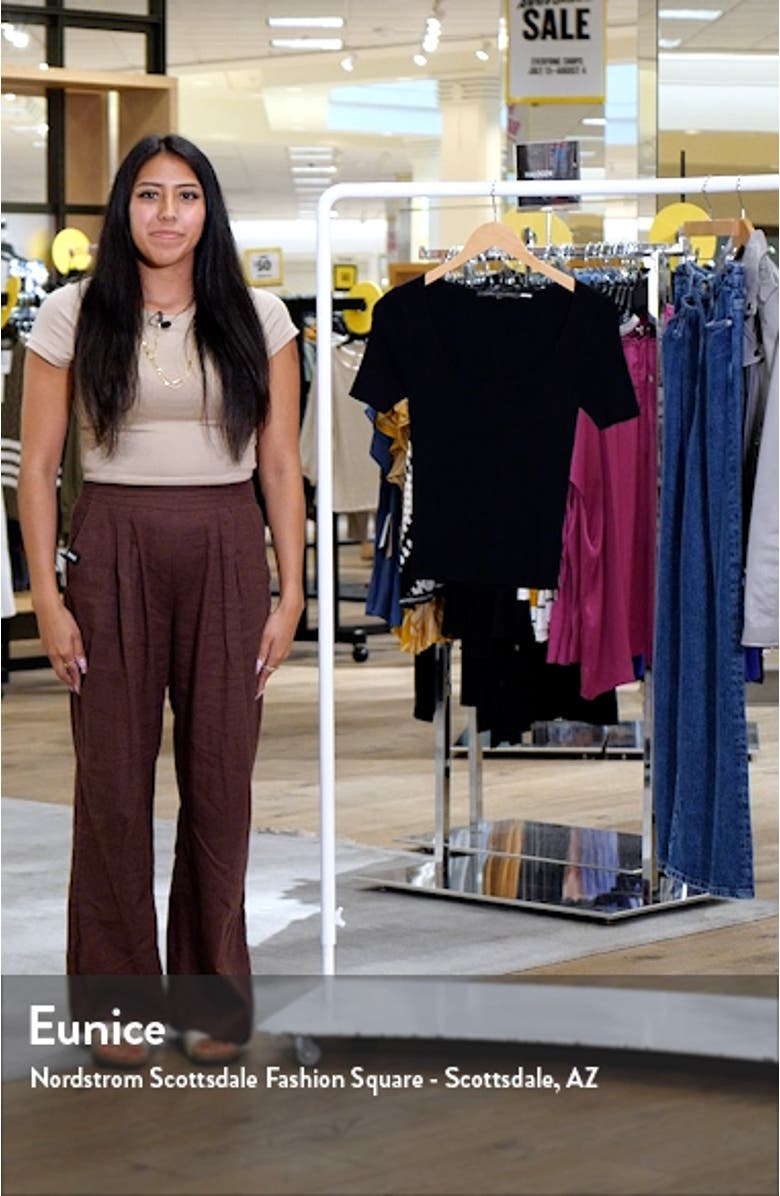 Short Sleeve Ribbed Sweater, sales video thumbnail