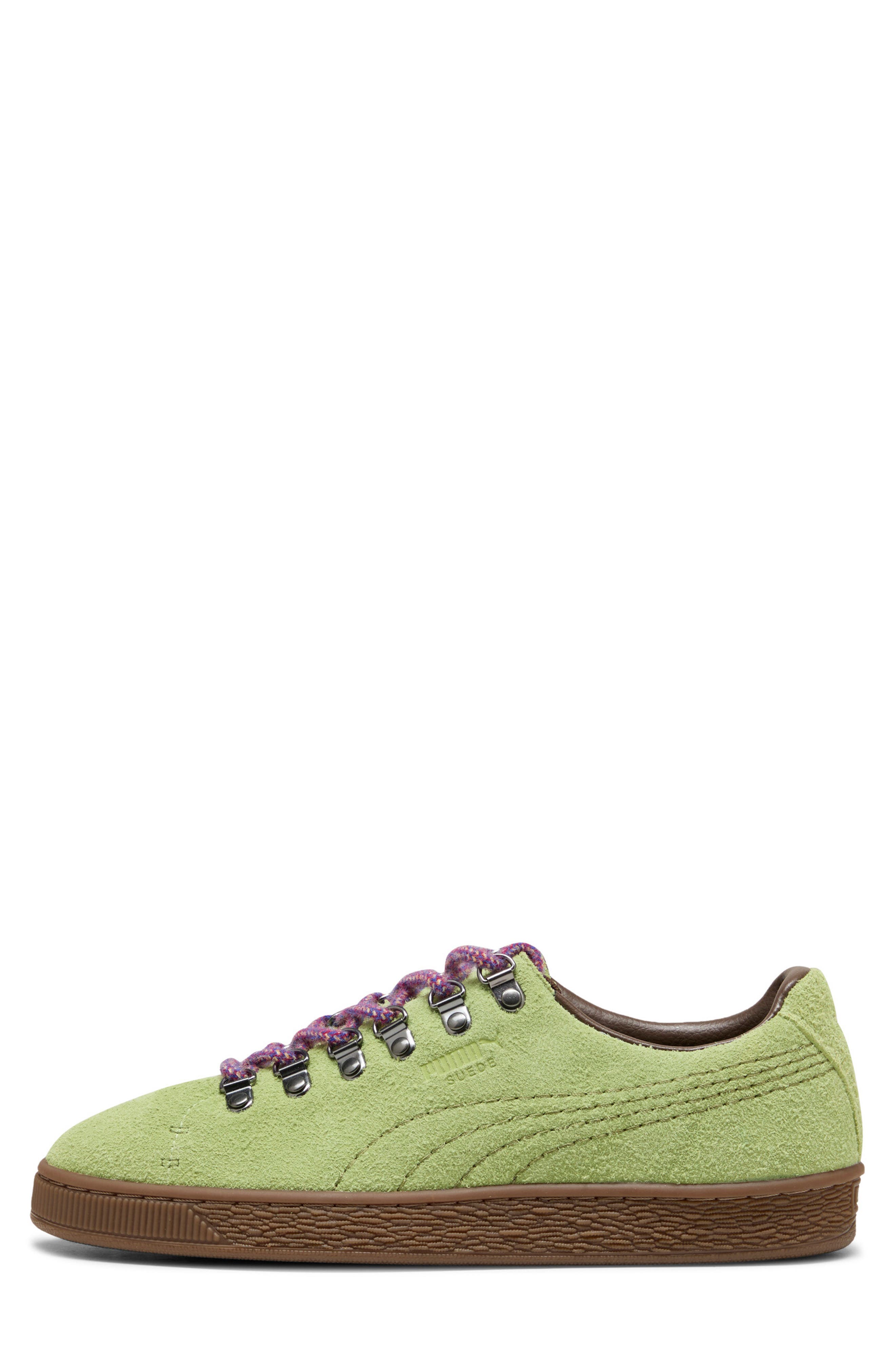 Suede Hike Sneaker, Alternate, color, WILD FERN/ GUM