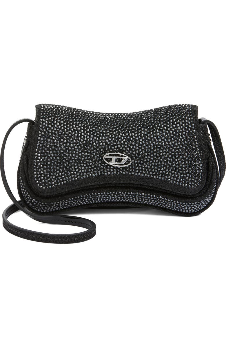 DIESEL<sup>®</sup> Extra Small Play Crossbody Bag, Main, color, Black