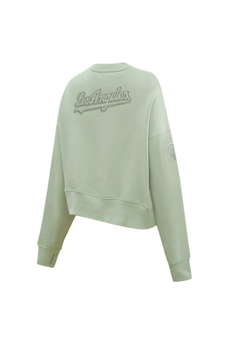 Women's Pro Standard Green Los Angeles Dodgers Fleece Pullover Sweatshirt, Alternate, color, Green