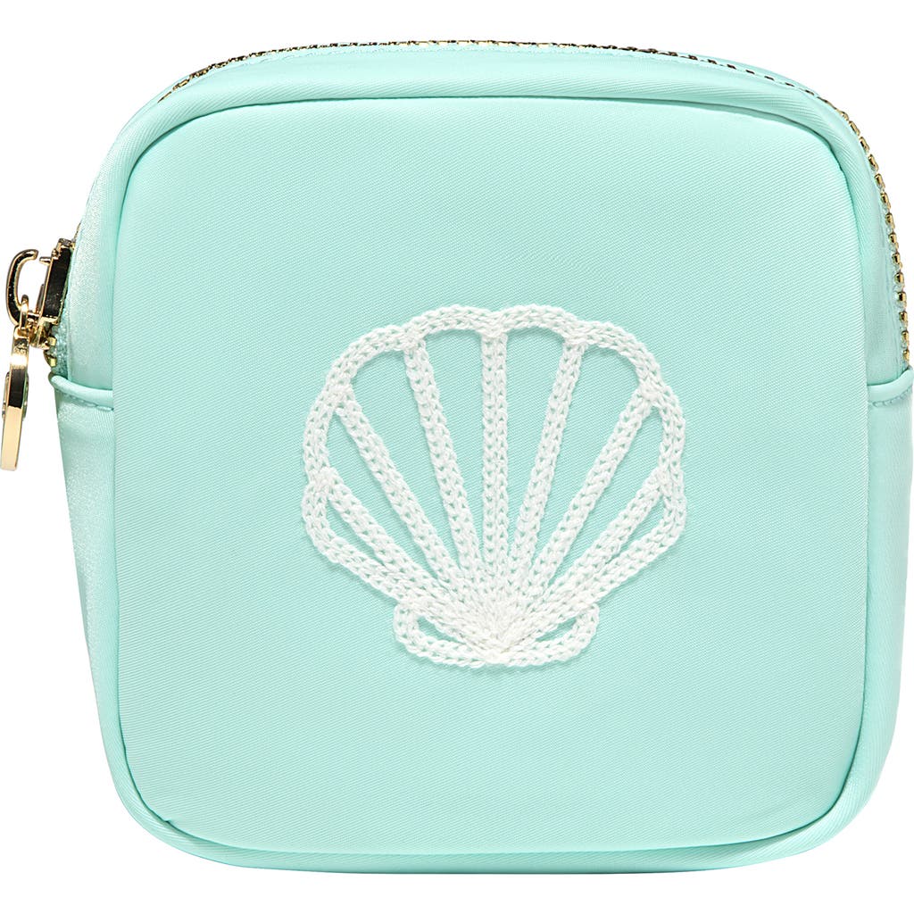 Stoney Clover Lane Mini Palm Tree Nylon Pouch In Pink