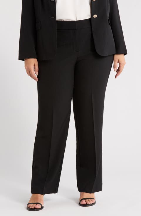 Stretch Crepe Pants (Plus)