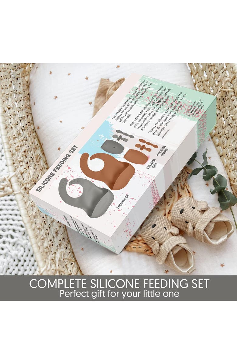 Sperric Baby Silicone Feeding Set 8-Piece, Alternate, color, 