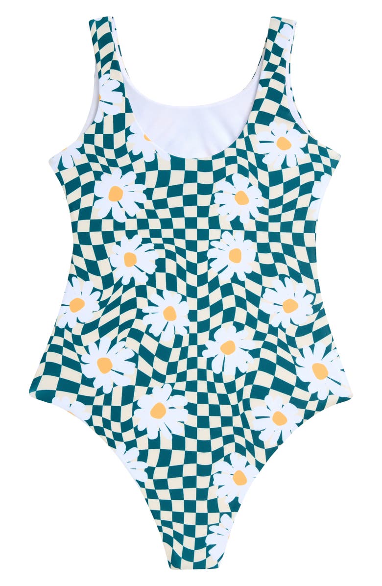 Ava & Yelly Kids' Cutout One-Piece Swimsuit, Alternate, color,