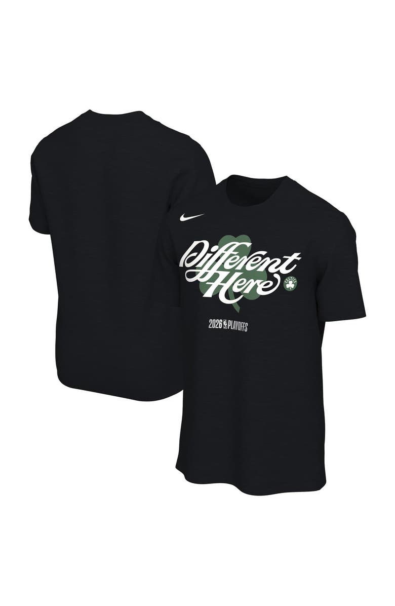 Nike Unisex Nike Black Boston Celtics 2026 NBA Playoffs Mantra T-Shirt, Main, color, Black