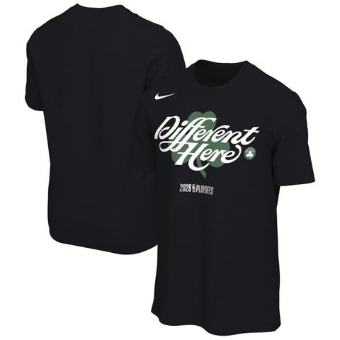 Unisex Nike Black Boston Celtics 2026 NBA Playoffs Mantra T-Shirt